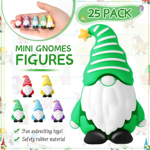Set de 25 Mini Figuras de Gnomos Decorativos miniatura 2