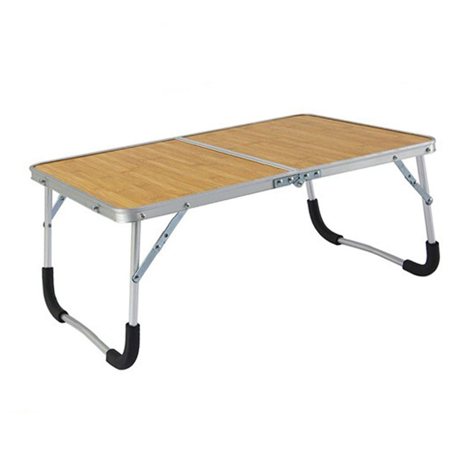 Table de camping pliante en aluminium légère avec poignée de transport