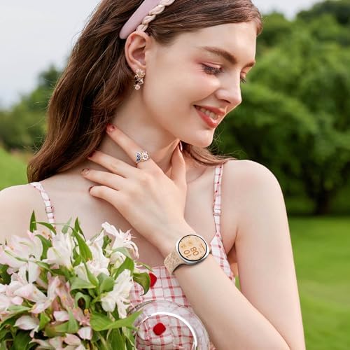 SNBLK Floral Engraved Bands Compatible with Galaxy Watch 9/8 Band 40mm 44mm/ Watch 8 Classic Band 46mm, 6 Pack Cute Flower Soft Silicone Sport Replacement Strap for Samsung Watch 8 Bands Women Men — view 6
