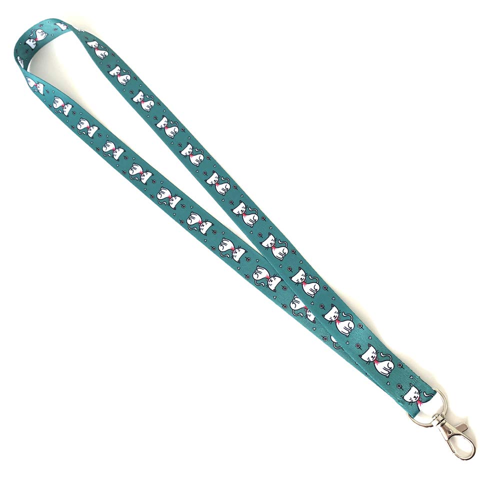 1 Umhängeband für Namensschild, Schlüsselanhänger, Visitenkarte, Studentenkarte, Buskarte