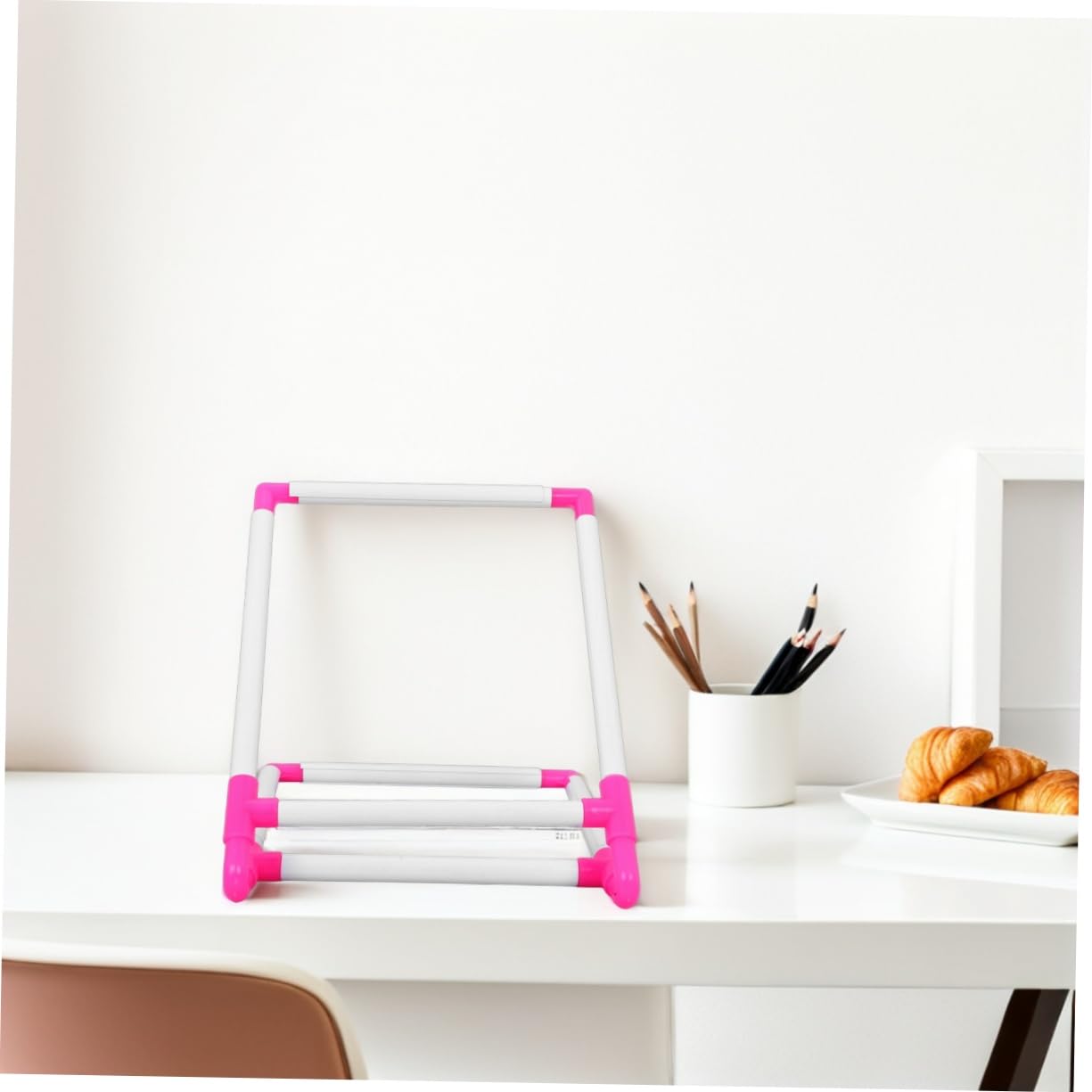 SHINEOFI 1 Pc soporte cuadrado herramientas tapiz estendal vertical estante de bordado estante de punto de cruz Mano Accesorios marco de punto de cruz bastidor de bordado