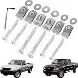 924-310 Ranger Bed Bolst fit for Ford 1983-2011 2010 2009 2008 2007 2006 2005 2004 2003 2002 2001 2000 1999 1998 1997 1996 1995 Ranger Bed Mounting Bolt Nut Hardware Kit Mazda B2300 B2500 B3000 B4000