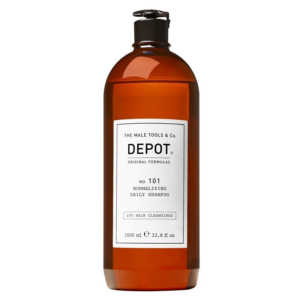 DEPOT No. 101 Normalizing Daily Shampoo 1000 ml, silver, 1 l (Pack of 1)
