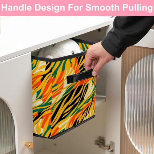 Boîte de rangement cube en tissu pour un dressing parfaitement rangé