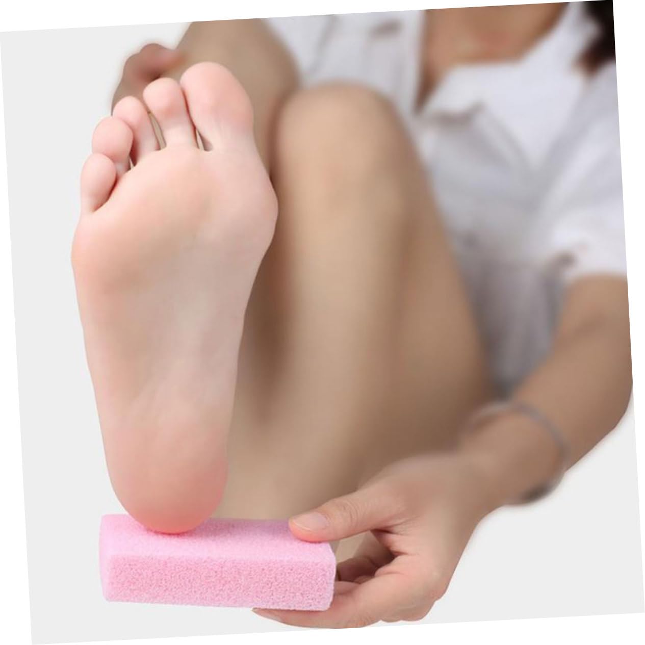 Healeved 24piezas Exfoliantes De Pies De Pómez Para Cuidado Podal Herramientas De Pedicura Reutilizables y Lavables Diseño Práctico y Ligero Para Pies Suaves y Saludables