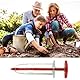 3 Stück Saatgut Sämaschin, Samenspender Set, Sähilfe Gartenpflanzensamen Spender, Hand Saatgut Sämaschine, Seedmaster Aussaat-Setzling-Werkzeug für Gartenbau-Aussaat, Bewässern, Bodenlockern