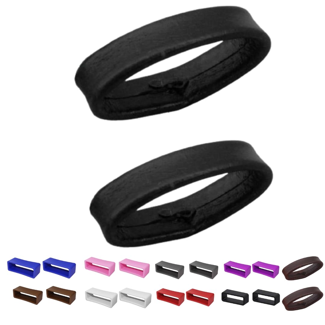 AROA 20mm PVC Rubber leather Couple of Loop Smart Watch Strap Loops/Keepers/Runner Holder Retainer Loop Replacement For Watch Strap Multicolor Pack of 2-image-10
