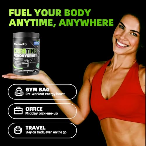 Image of Creatine Monohydrate Gummies, NSF Certified, 5g Dose for Men & Women to Support Muscle, Strength, Recovery, Cognitive Health & Memory, Apple Flavor, 135 Gummies