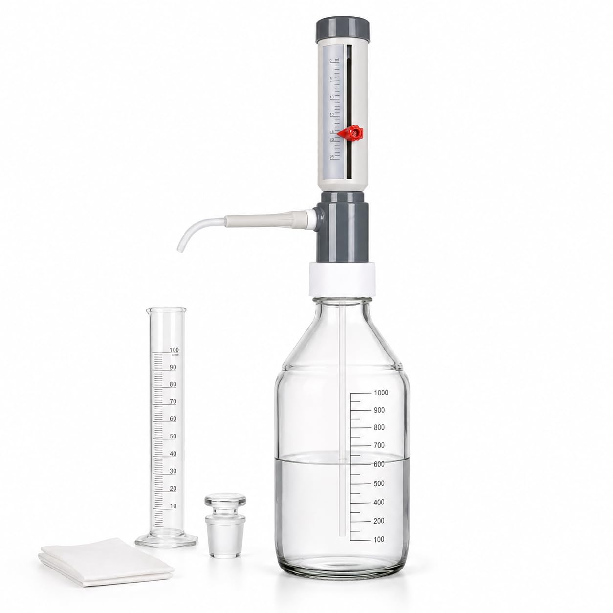 Distributeur sur bouteille, compatibilité 250/500/1000/2000 ml, 0-25 ml