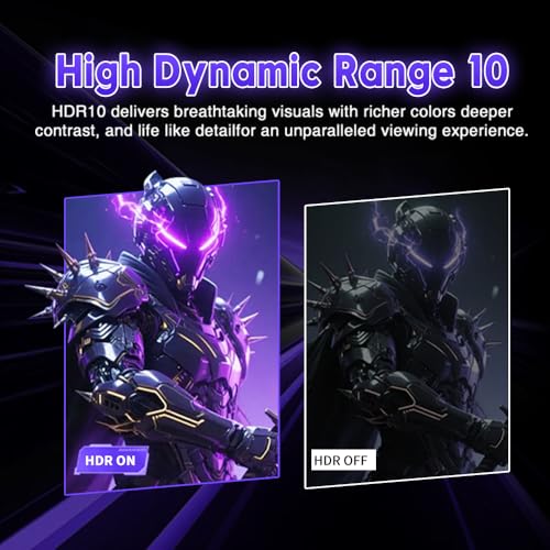 Image of Viewedge Gaming Monitor 27 inch 240 Hz 1ms FHD 1920x1080 Computer Monitor | 100% sRGB HDR10 HDMI x 2 & DP x 1 Port, Blue Light Filter, Support AdaptiveSync and Wall Mount