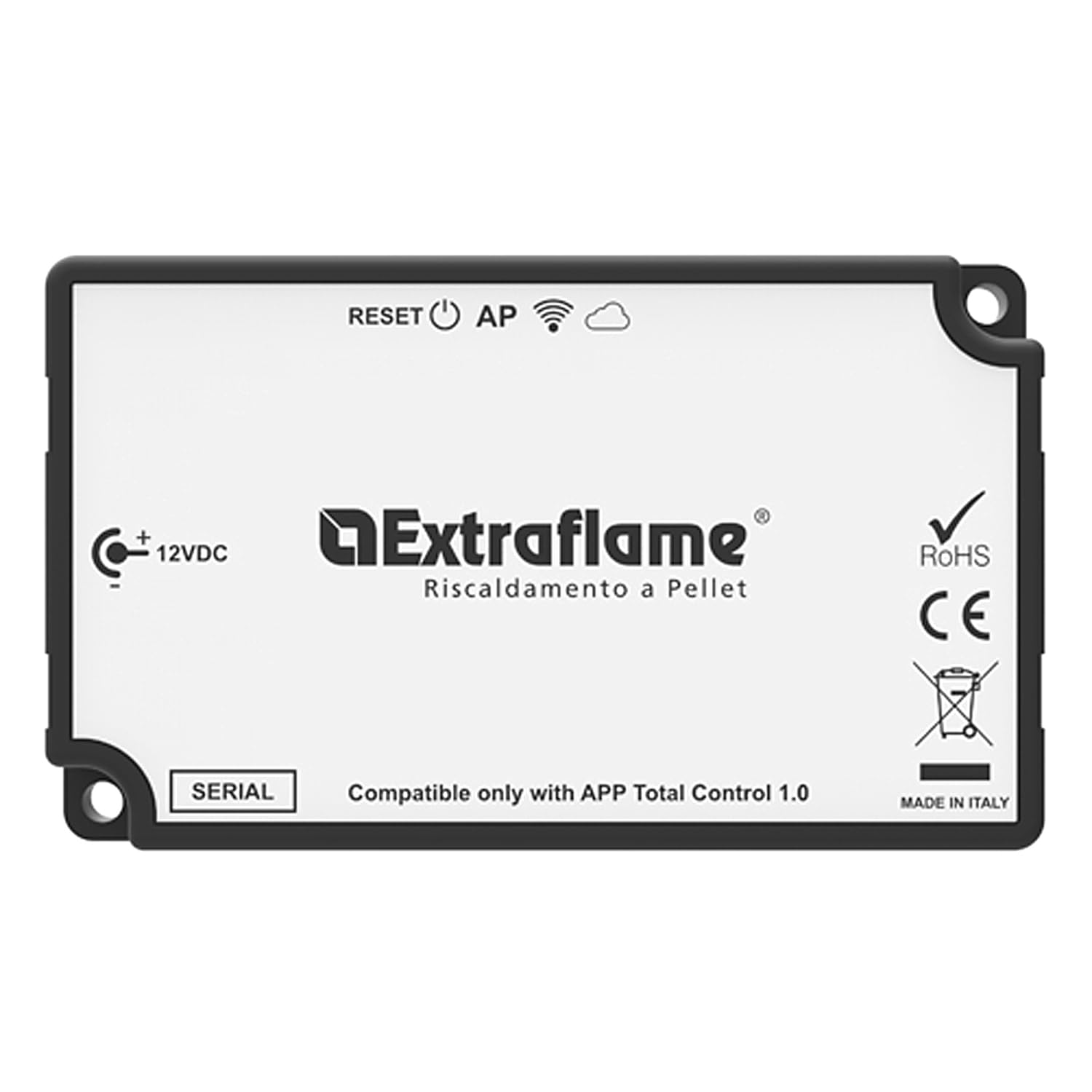 Nordica extraflame módulo wifi blanco para estufa de leña 9278442