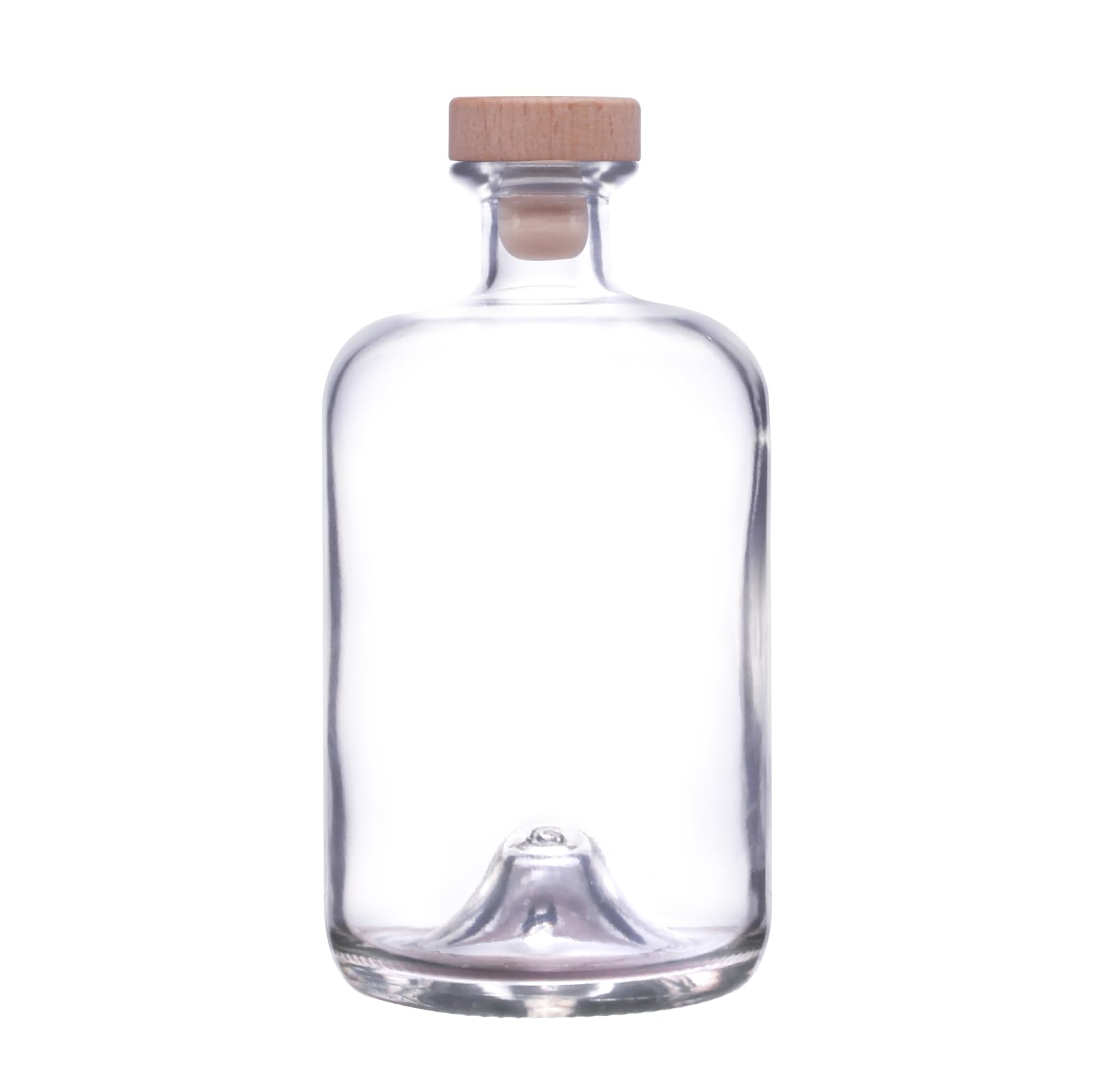 Wares Of Knutsford Apotheker Glass Spirit Bottles With Cork Stoppers – Premium Empty Glass Bottles For Gin, Whisky, Vodka, Rum & Liqueurs (Pack Of 3, 700Ml)