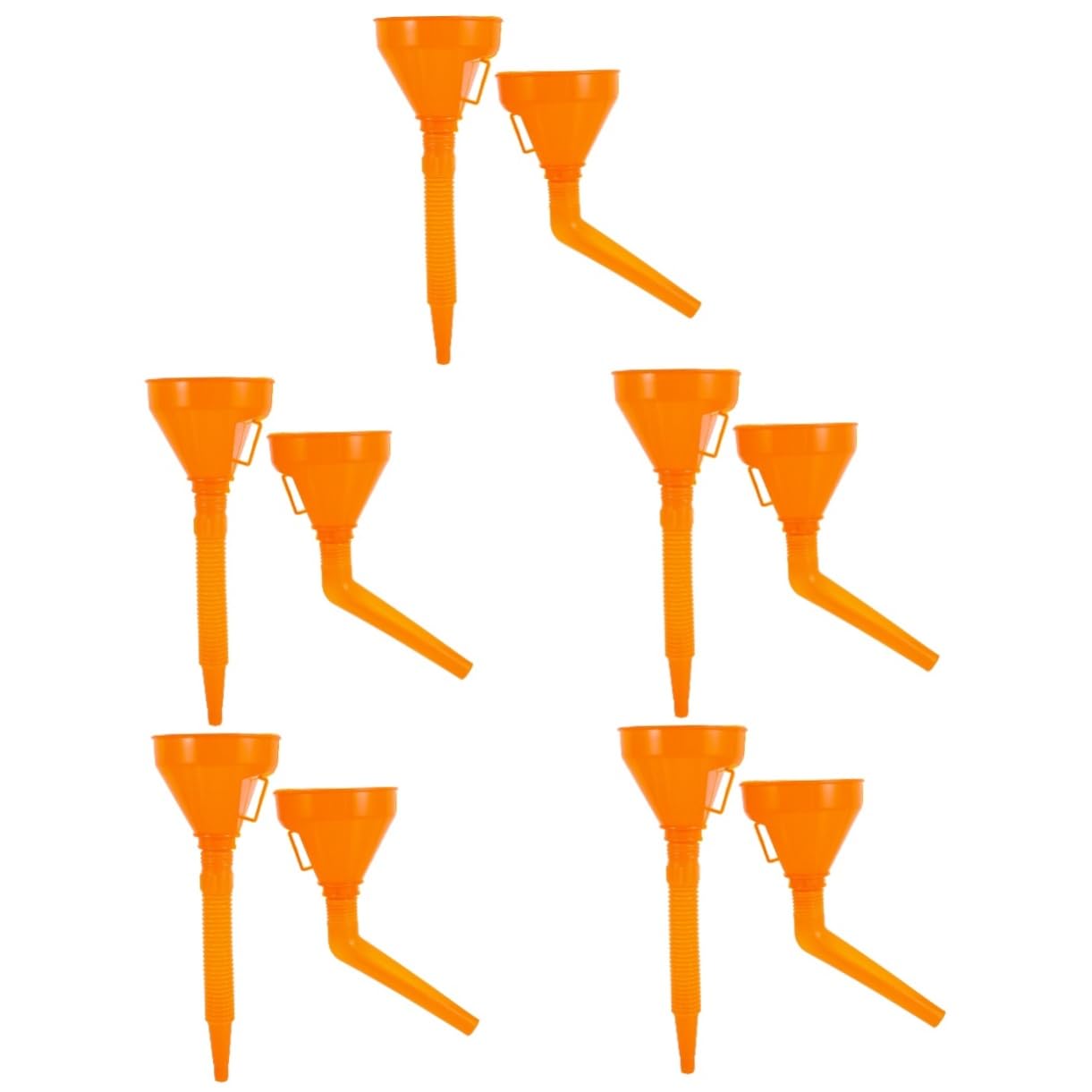 MAGICLULU 5 Set Imbuto Carburante Multifunzione Con Tubo Flessibile Strumento Rifornimento Per Auto E Design Antispruzzo E Resistente Per Olio Motore E Combustibile Facile Da Usare 2 Pezzi*5