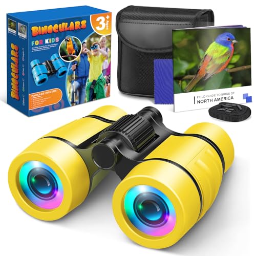 Toys for 3-7 Year Old Girl Boy: LET'S GO! Bird Watching Binoculars for Kids Ages...