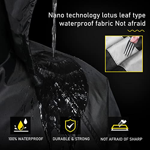 Classic Rain Suits for Men Waterproof Durable Rain Gear with Reflective Strip Rain Jacket Pants for Golf Camping3