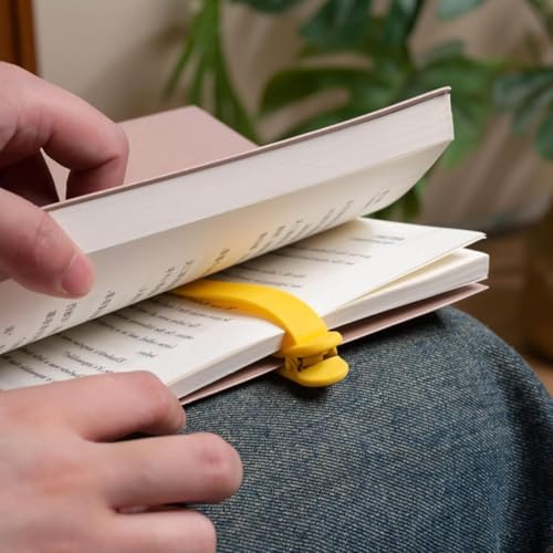 Image of 3pcs Silicone Automatic Bookmark - Unique Page Keeper Clip for Books | Self-Holding Page Holder for Readers, Kids, Women and Men | Flexible Bookmark Reading Accessories