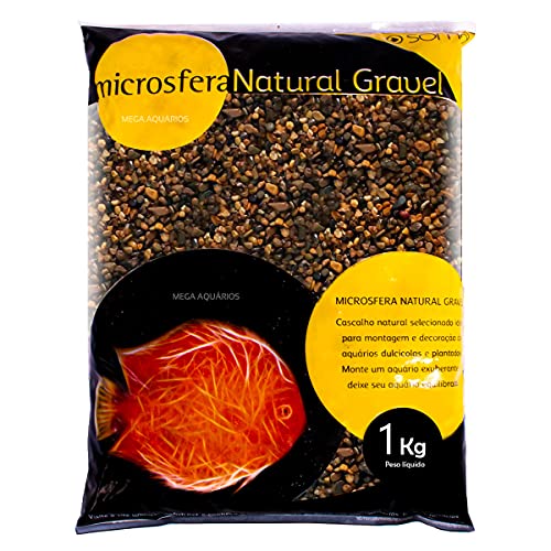 SOMA - Substrato Microsfera Natural Gravel Cichlid Mix (3-5mm) - 1kg