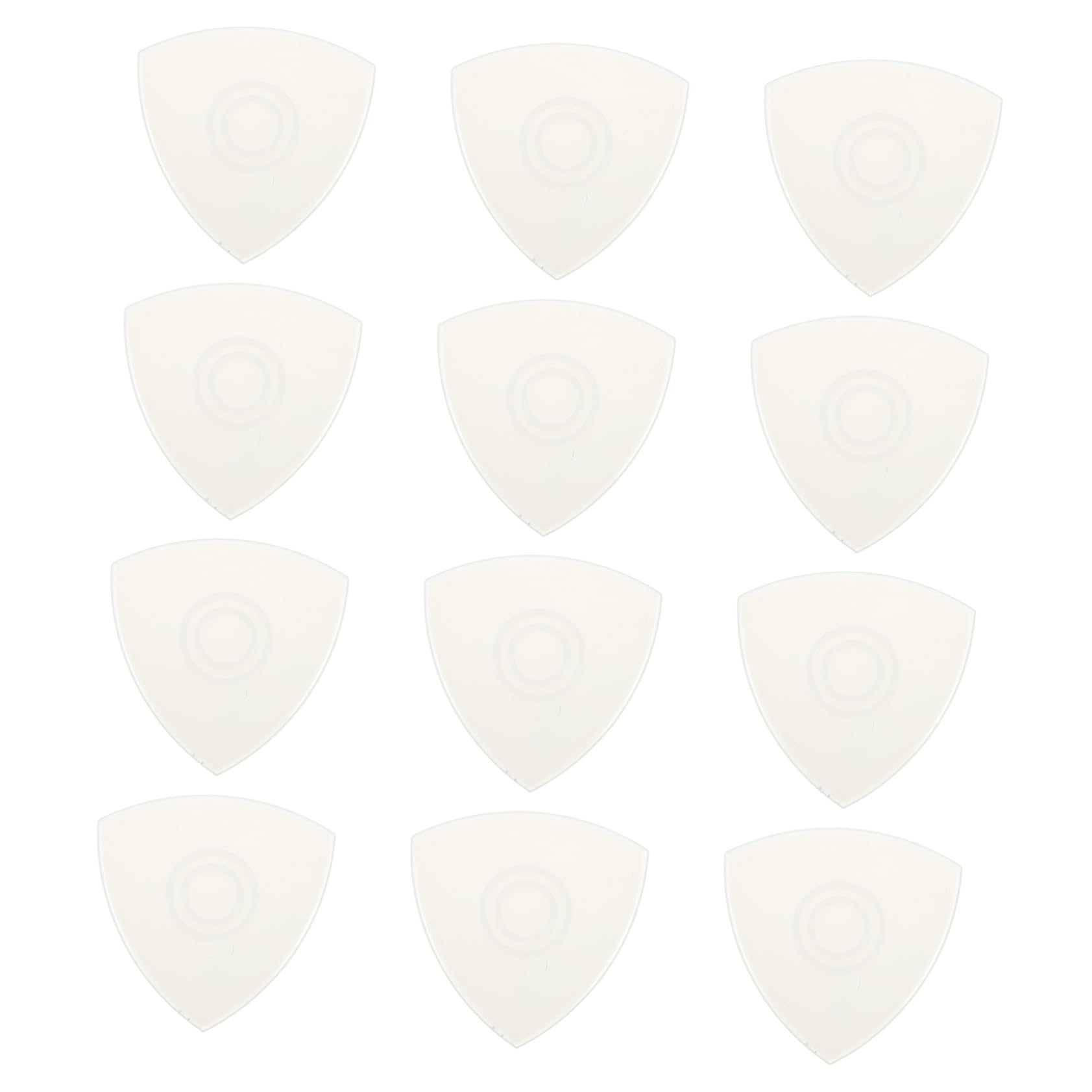 Abaodam 60pezzi Plettri Nylon Antiscivolo Per Liuqin e Yueqin Accessori Per Chitarra Elettrica Plettri Professionali Per Musicisti Colore Trasparente Per Principianti e Professionisti