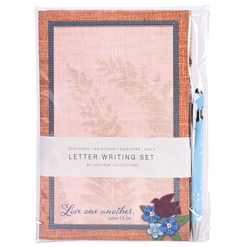 Kit de correspondance chrétienne papier à lettres enveloppes autocollants