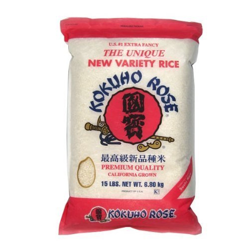 Amazon.com : Kokuho Rose Rice, 15-Pound by Monstra LLC (dba Pacific Rim ...