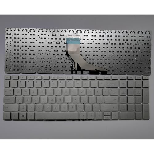 HP Pavilion 15-DA 15-DR 250 255 G-7 TPN-C136 C135 C133 W142 Q229 Q210�pUS�m�[�g�p�\�R���L�[�{�[�h(Silver US)