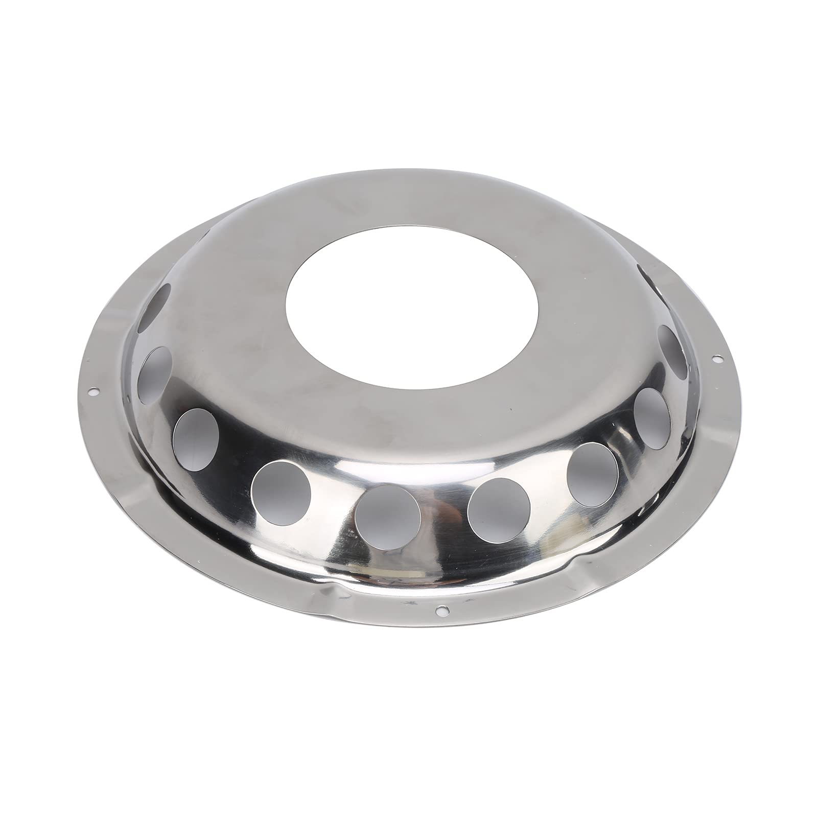 Ausla Grille d'aération en acier inoxydable, fenêtre de ventilation transparente centrale pour bateaux à moteur marin - caravanes, diamètre : 23 cm