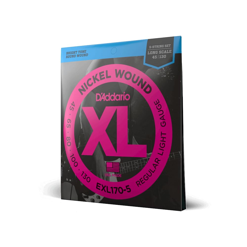 Amazon | D'Addario ダダリオ ベース弦 ニッケル Long Scale 5弦 .045