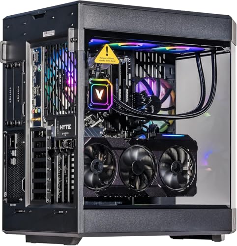 Image of Velztorm Black Praetix Custom Built Y60 Gaming Desktop PC (GeForce RTX 5080 16GB (Beats 4090), Liquid Cooled Intel i9-14900K, 64GB DDR5, 2TB PCIe SSD, 1000W PSU, WiFi 6E, Win 11 Pro)