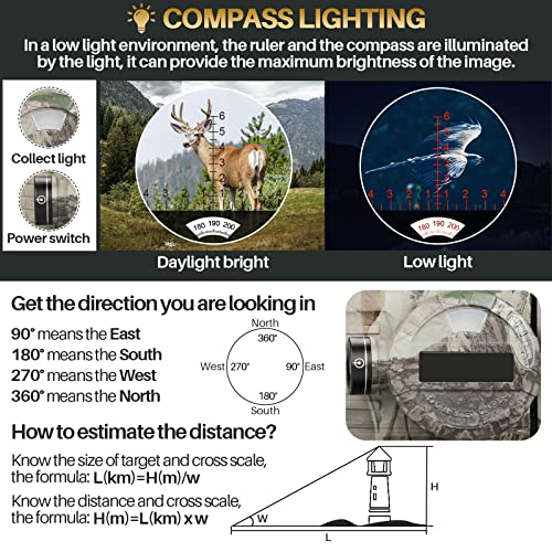 Marine Binoculars With Compass And Rangefinder For Adults - Waterproof 10X50 Hd Binoculars Bak4 Prism Fmc Lens, With Harness Strap For Navigation Hunting Bird Watching, Boating #TOP5