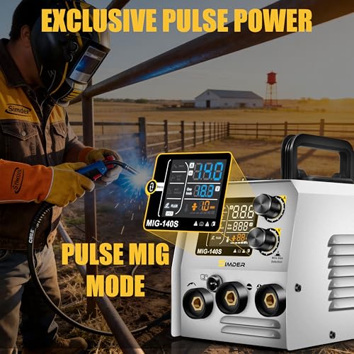 SSimder 140A Pulse MIG Welder