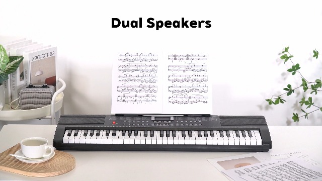 Amazon.com: RIVVTA 61 Key Keyboard Piano with Stand for Beginners