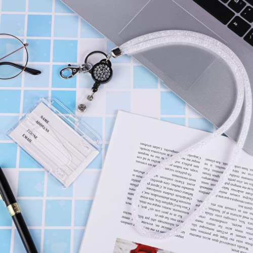 Porta Badge da collo in Cristallo, Porta Tesserino...