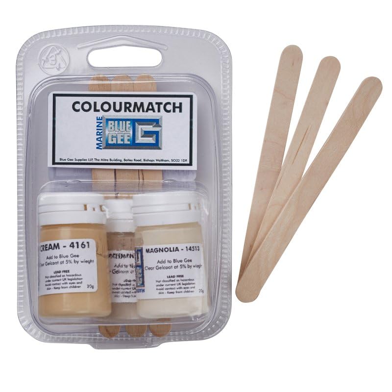 Blue Gee Marine Gelcoat Pigment Colourmatch Kit Off White