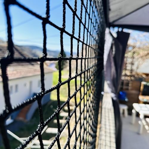 Outdoor Climbing Rope Net - Stair Banister Safety Mesh for Kids & Pets | Balcony, Loft, Garden Guard | Ideal for Sports & Parties - Durable & Easy to Install