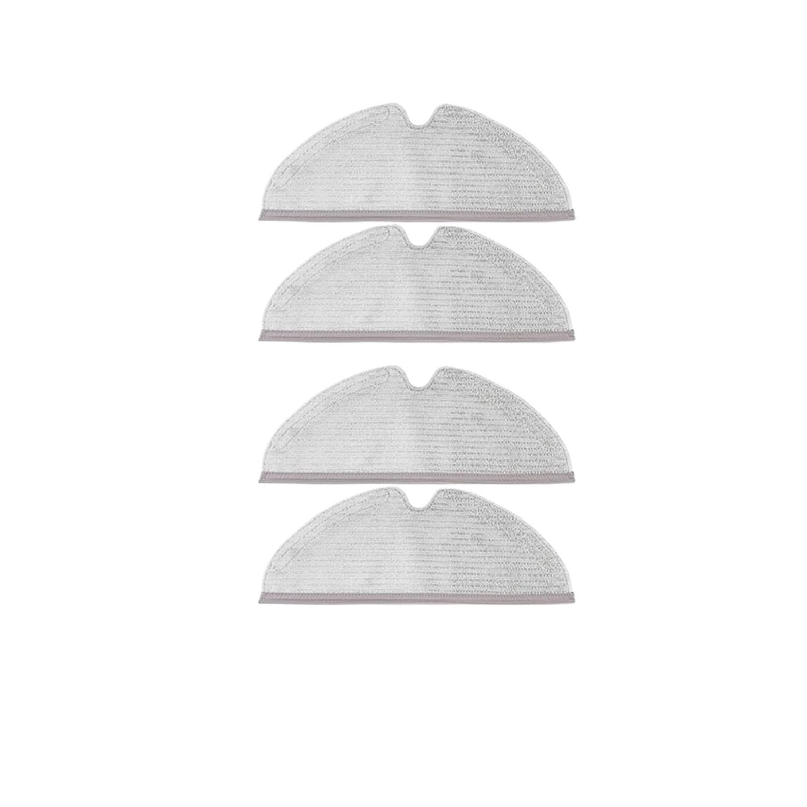XYMURVVD Water Tank Box, Compatible For Xiaomi, Compatible For Roborock，S5 S6 S60 S61 S65 E25 E35 E20 T4 T6 Robot Vacuum Cleaner Part Accessories(4pcs mop)