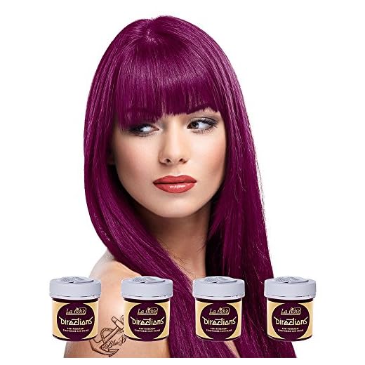 La Riche Directions Pack De 4 Colorations Semi Permanente (Dark Tulip)