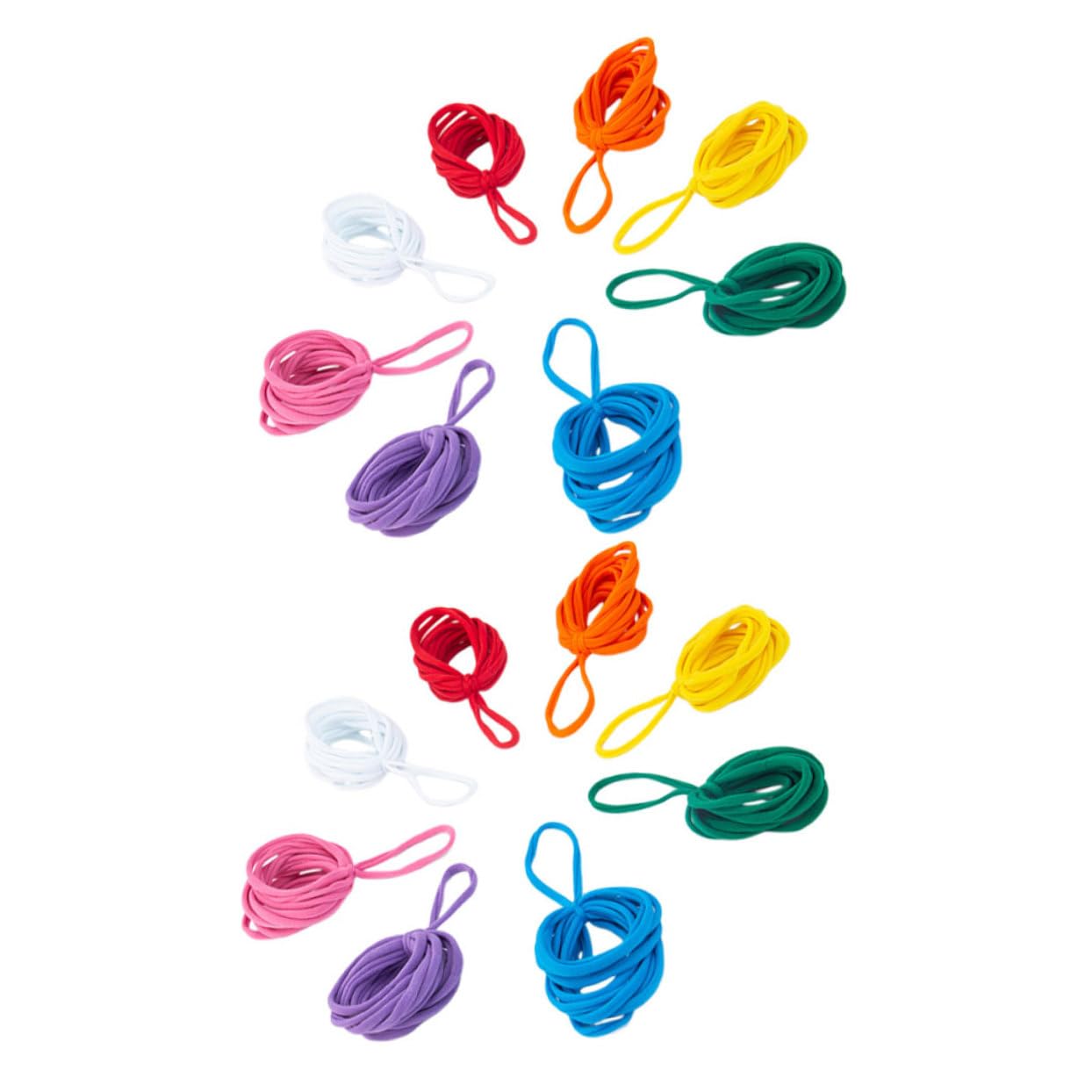 Toyvian 384pezzi Elastic Potholder Anelli Per Tessitura Colorati Per Ragazzo Ragazza Kit Di Ricarica Per Creazioni Artigianali Colori Vivaci Per Attività Creative
