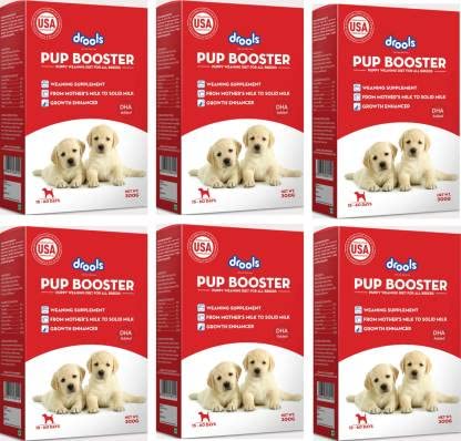 See full amazon price history chart for Drools Pup Booster - Puppy Weaning Diet for All Breeds 300 Gram (Pack of 6) Milk 6 kg (6x1 kg) Wet New Born Dog Food Drools Pup Booster - Puppy Weaning Diet for All Breeds 300 Gram (Pack of 6) Milk 6 kg (6x1 kg) Wet New Born Dog Food (B0BPH7JR52) Amazon Price History, Amazon Price Tracker