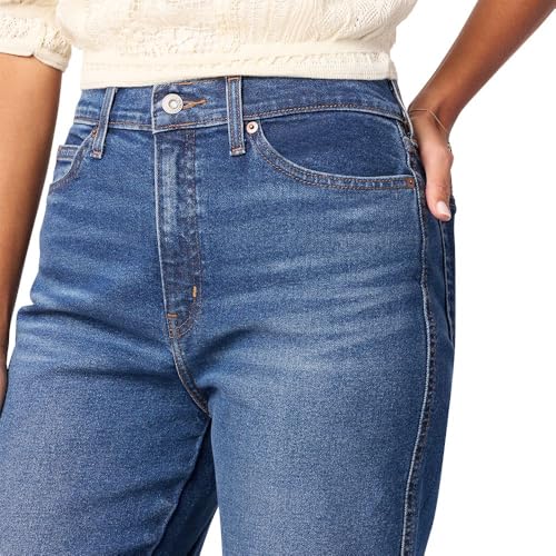 Levi Strauss Signature Gold Women's Heritage High Rise Straight Jeans Stretch Denim (Available in Plus), Future Blue, 12 - image 2