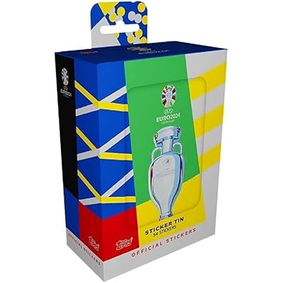 Topps Official Euro 2024 Sticker Collection - Sticker Tin オフィシャル ユーロ 2024 ステッカー  …