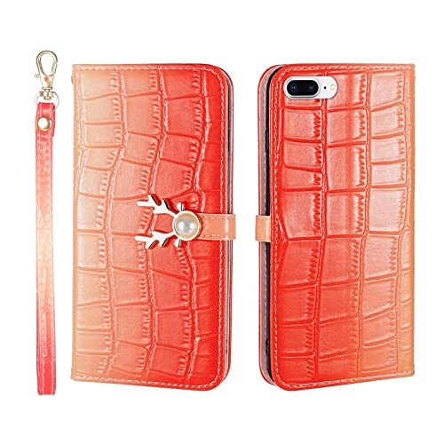 Sanmili iPhone7 Plus ケース iPhone8 Plus ケース 人気 手帳型 携帯カバー カード収納 スタンド機能 鹿の頭の ストラップ付き