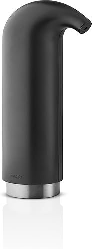 Eva Solo Dispensador de jabón líquido Dispensador decorativo de silicona suave Diseño y funcionalidad daneses Negro