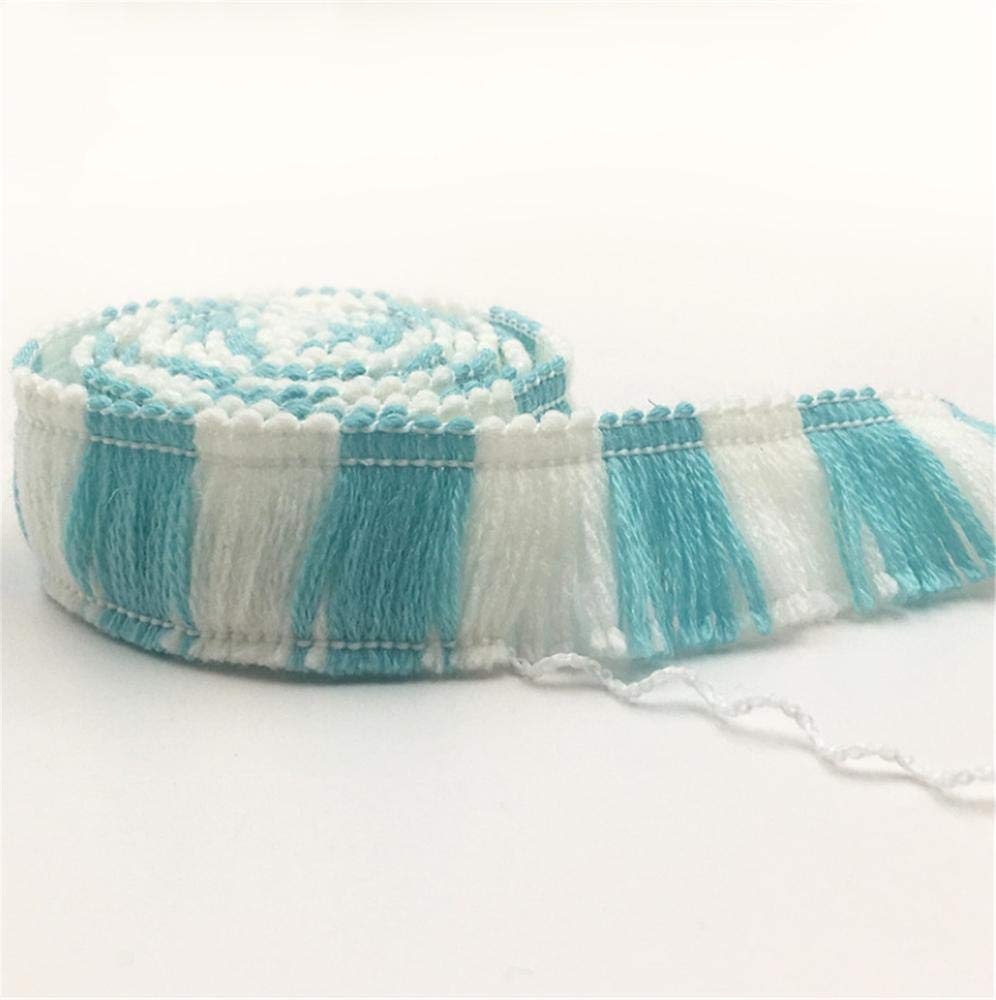 Garniture en Dentelle à Pompons - 20 m - 25 mm de Large - Tissu en Dentelle pour la Couture, l'artisanat, Les vêtements, la literie, Les Rideaux, la Nappe (#B)