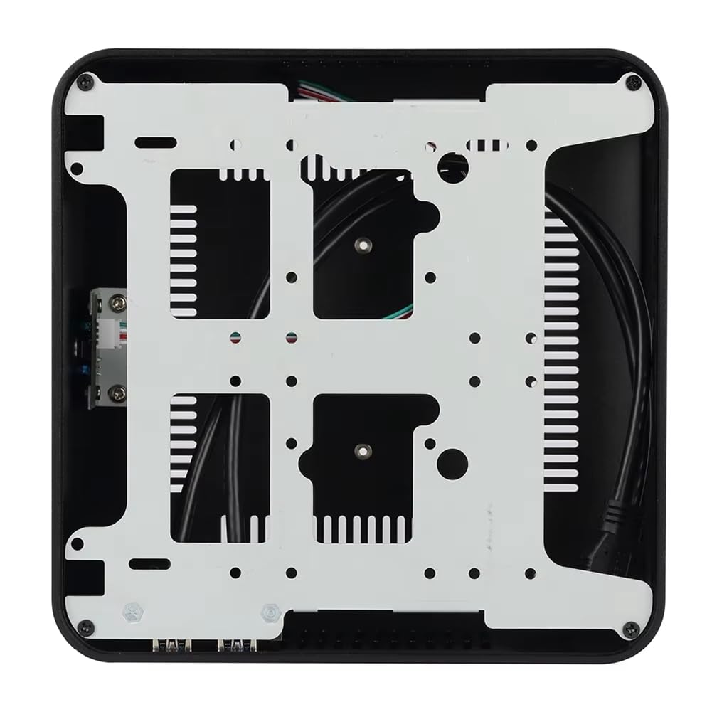 Computer Gaming PC Desktop etui wszystkie aluminiowe -obudowa mini HTPC -etui Mini -ITX -etui z zasilaczem sieciowym 8 pinów PSU czarne