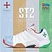 Teuton Sports ST2 Unisex All-Court Shoes: Lightweight, Breathable Sneakers for Tennis, Squash, Pickleball & More - Sizes 37-48 EUR (Offwhite, US Footwear Size System, Adult, Men, Numeric, Medium, 10)