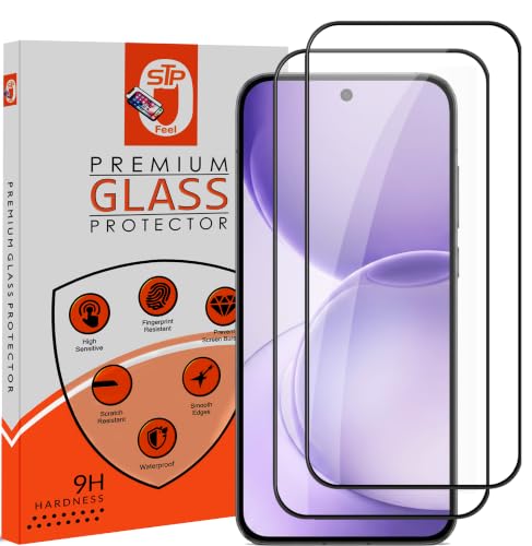 Image of STP FEEL Premium HD+ Tempered Glass Screen Protector Guard For Oppo Reno 16 Pro 5G (6.78 Inch, Pack of 2) | Edge to Edge Coverage With Easy to installation kit for Smartphone