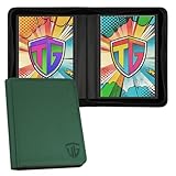 TCGUARD Comicbuch Binder für 24 Comic Books, Comicbuch Aufbewahrungsalbum mit Hüllen für aktuelle, Silver Age- und normale Comics in Säcken und Kartons für Sammler von Comics, Grün