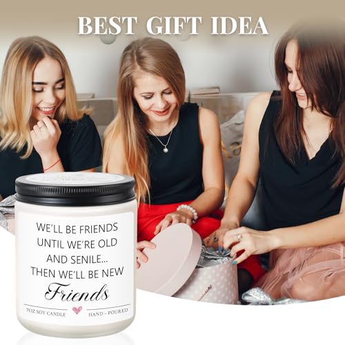 Friendship Gifts for Women, Best Friend Birthday Gift for Women - Candle Gifts for Friends, Christmas Graduation Birthday Gift for Friends, Bestie, Sister, Coworker - Image 4