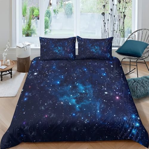 Parure de lit étoiles cosmiques 135x200 microfibre - 4