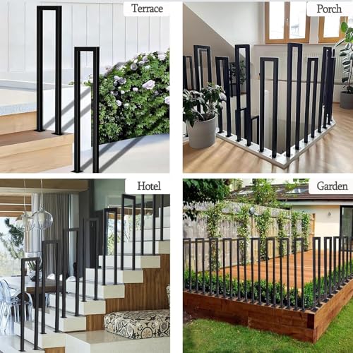 Mains courantes en U ultra résistantes de 95 cm pour vos marches